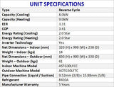 Fujitsu Inverter Wall Split - ASTG30LFCC